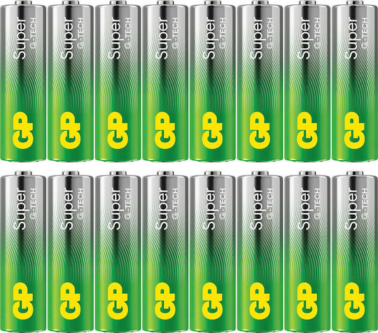 Genius Pack Алкални батерии AA 1.5V 16бр