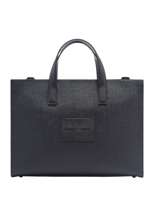 Leather Men's Briefcase Black