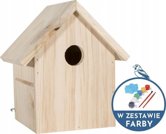 Garden&fun Wooden Bird Breeding Nest Cedar Wood 2 Replacement Fronts 21x15.5x32cm