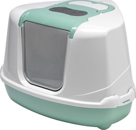Yarro Klassische Katzenklo Ecktoilette Grüne M55.7 x P45 x H39cm