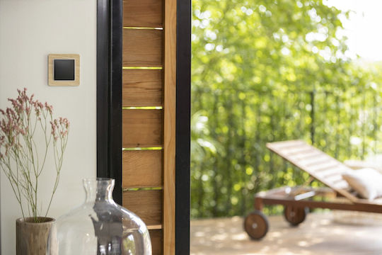 Schneider Electric Μονή Χωνευτή Πρίζα Ρεύματος Κόκκινη