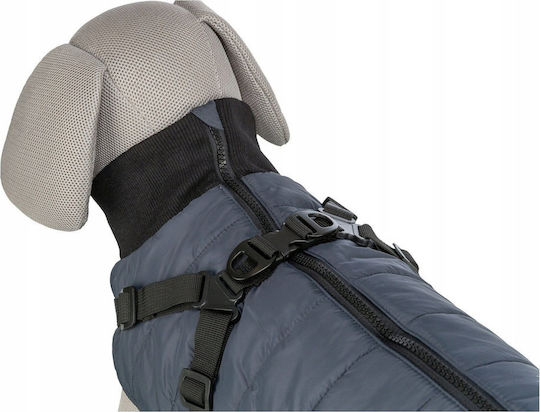 Trixie Pontis Dog Coat Fleece Blue Small with Back Length 36 cm