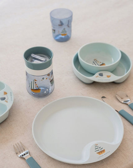 Mepal Set De Linguri Pentru Bebeluşi Şi Tacâmuri Pentru Copii Din Plastic Bej 3 Bucăţi