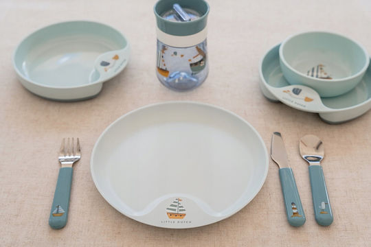 Mepal Set De Linguri Pentru Bebeluşi Şi Tacâmuri Pentru Copii Din Plastic Bej 3 Bucăţi