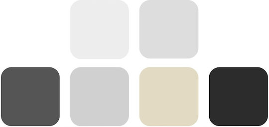 Kontakt-Simon Switch Frame 5 Positions Horizontal Placement White Color TRN5/170