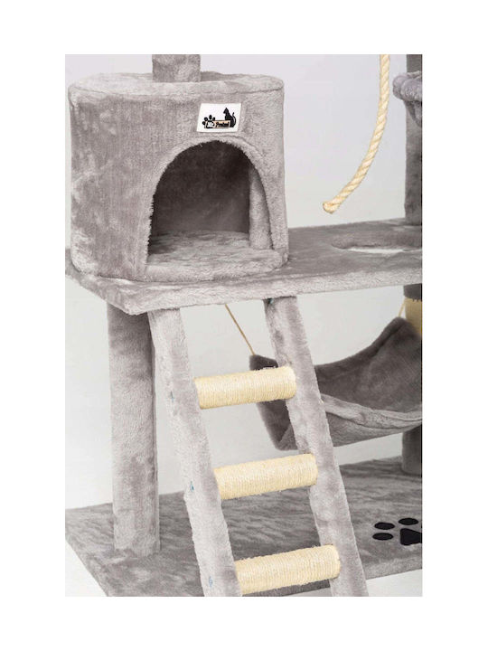 Pets Collection Kratzbäume Grau 75x40x141cm Pets Collection Kratzbäume Grau 75x40x141cm