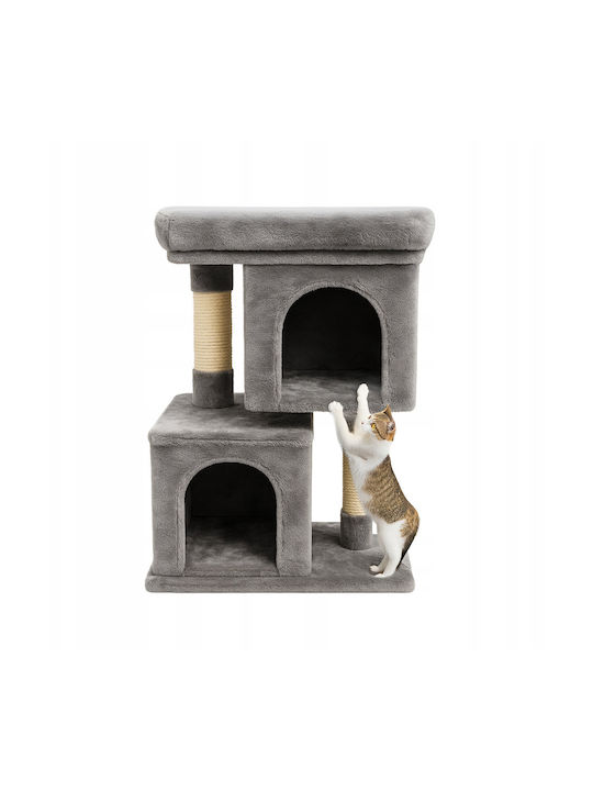 Pets Collection Kratzbaum Katzenbaum Beiges 2 Ebenen 30x40cm