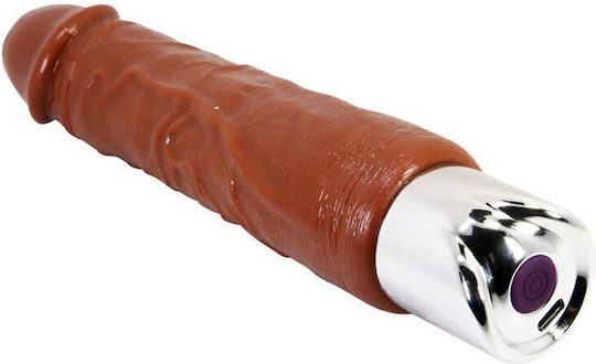 Pretty Love Realistic Vibrator with Remote Control Brown
