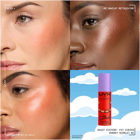 NYX Professional Makeup The Simpsons Juicy Flüssiges Rouge 8g 8ml