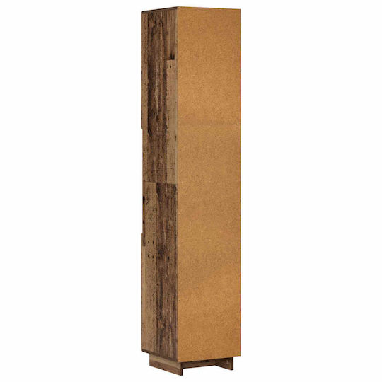 vidaXL vidaXL Bathroom Floor Column Cabinet 36.5x38x180cm Brown