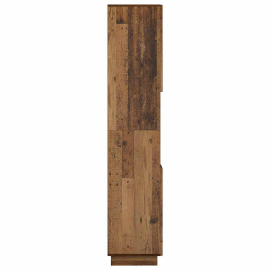 vidaXL vidaXL Bathroom Floor Column Cabinet 36.5x38x180cm Brown