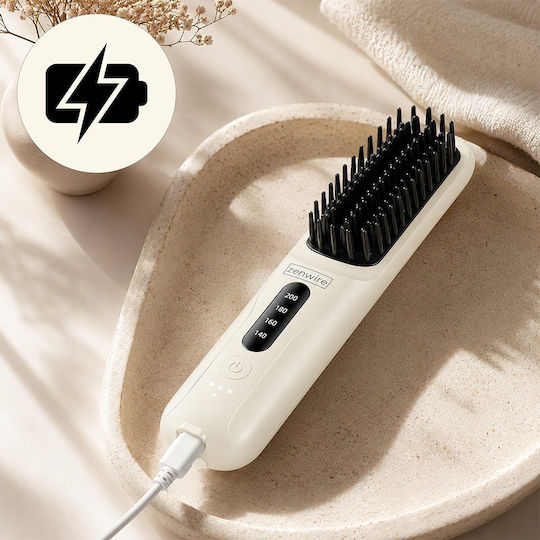Zenwire Ceramic Heated Electric Hair Brush 35W