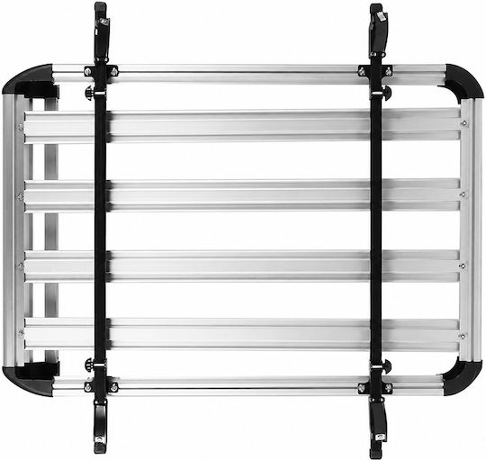 Juyee Aluminium Dachgepäckträger Doppel-Schiene 127x96cm Silber