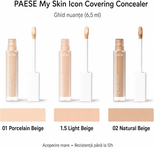 Paese My Skin Icon Flüssiger Abdeckstift 01 Porzellan Beige 6,5ml