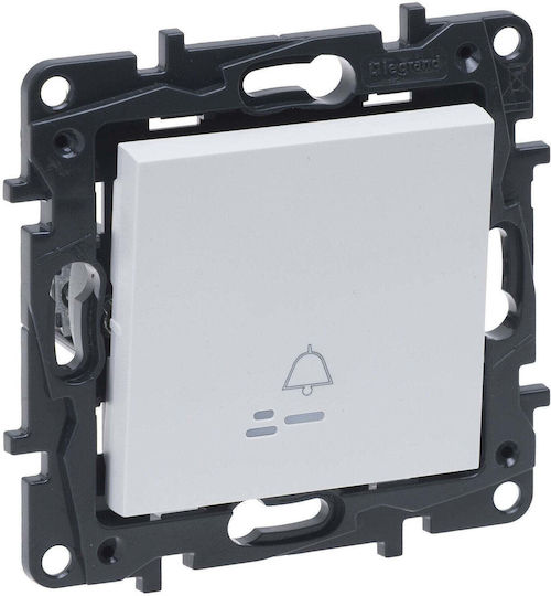 Legrand Legrand Wandschalter mit Rahmen in Weißem Farb 863110B