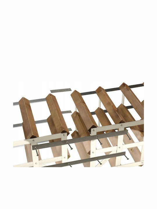 BarEq Suport de sticle cu picioare maro 61.5 cm