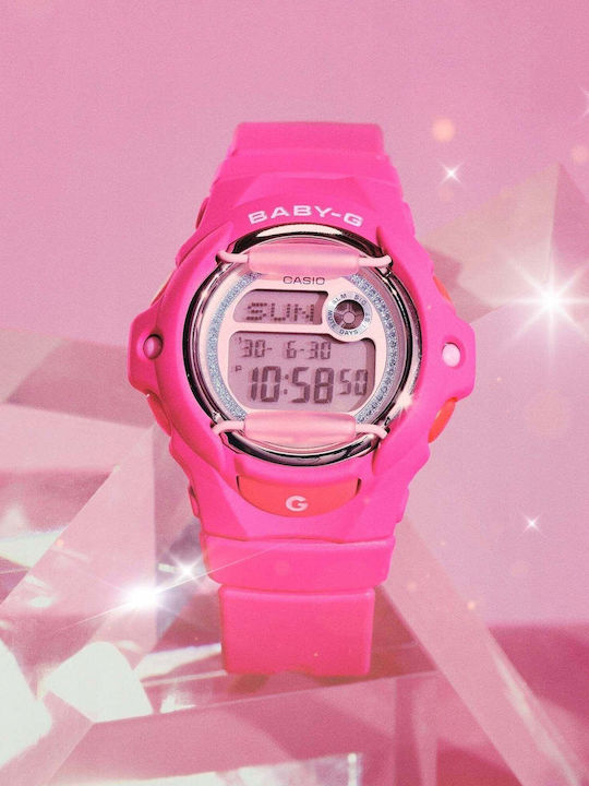 Kinderuhr Rosa