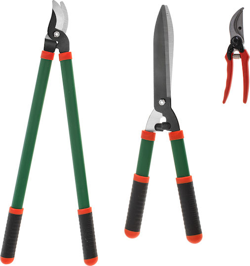 Set Foarfeci de Grădină Adler Ad6805 21x6x2.8 Cm 52x16.3x3.3 Cm 65.6x22.5x3.3 Cm Oțel Verde