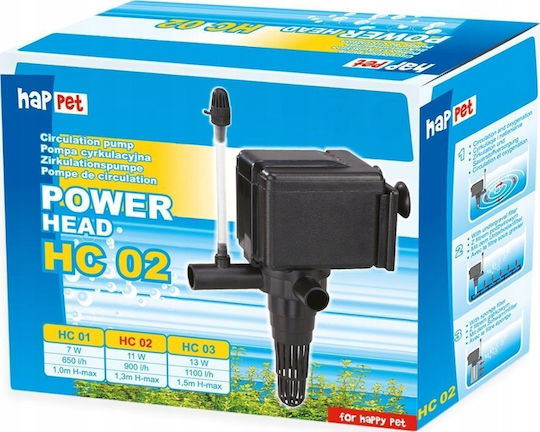 Happet Innen Aquariumfilter Für Aquariumvolumen Bis 180lt Mit Leistung 7W