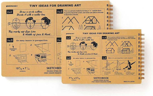 Skizzenblock Spiral Sketchbook Medium Penco B6 131 X 200 Mm