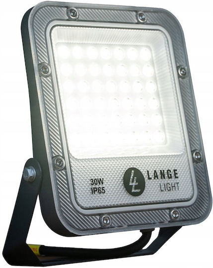 Водоустойчив LED Прожектор 30W Неутрално Бяло 4000K IP65