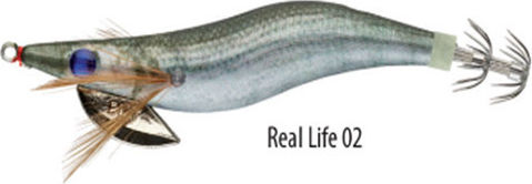 Sunset Bad Gambas Squid Jig Real Life 03