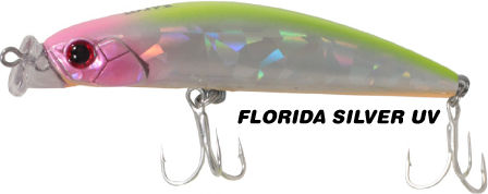 Ryuji King Mullet 90f Τεχνητό Δόλωμα Ψαράκι (Minnow) 9εκ./15gr Pearl Rainbow Uv