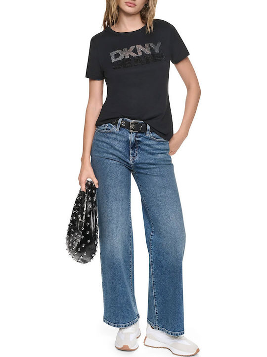Damen T-Shirt Schwarz
