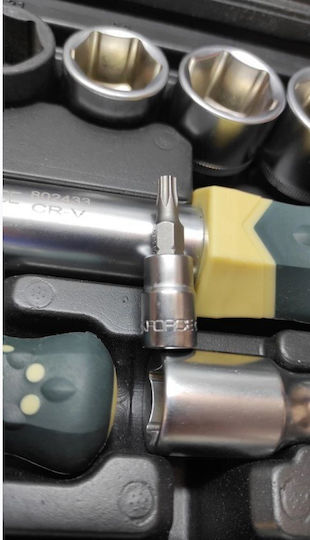 Rockforce Καστάνια με Καρυδάκια 1\4" & 3\8" & 1\2" 131τμχ
