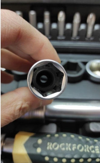 Rockforce Καστάνια με Καρυδάκια 1\4" & 3\8" & 1\2" 131τμχ