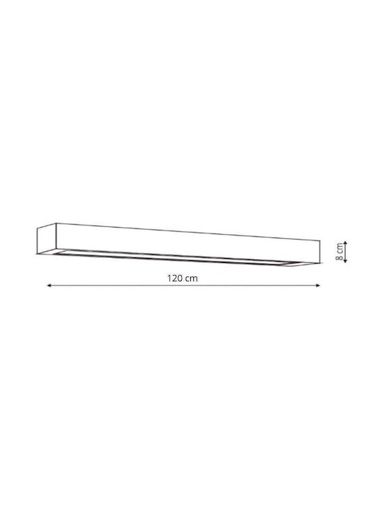 Light Prestige Класическо Осветително Тяло За Баня С Интегриран LED И Регулируема Бяла Светлина Черно