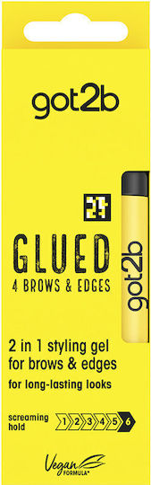 Schwarzkopf Got2b Glued Fixer Gel για Φρύδια σε Μαύρη Απόχρωση 16ml