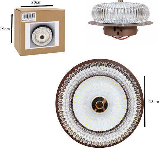 Modern Wall Lamp with Integrated LED White