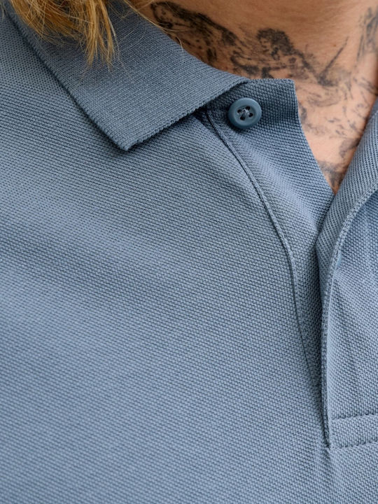 Polo Short Sleeve Blouse Grisaille