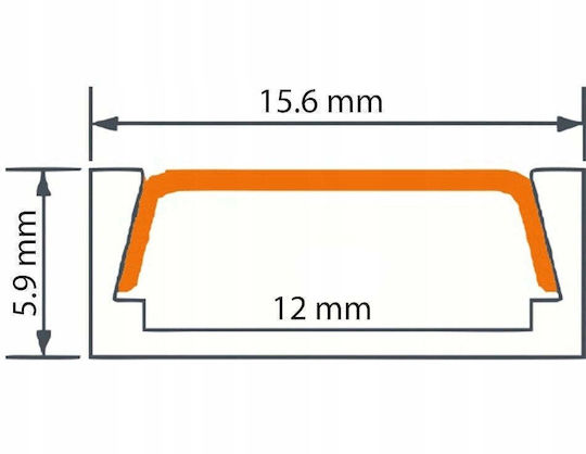 Eco Light Профил На Алуминиеви Ленти LED 200см