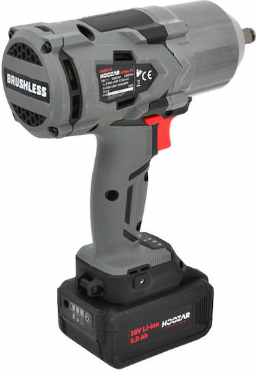 AWTools AW06148 Безчетков Гайковерт На Батерия 18V 2x5Ah с Гнездо 1/2"
