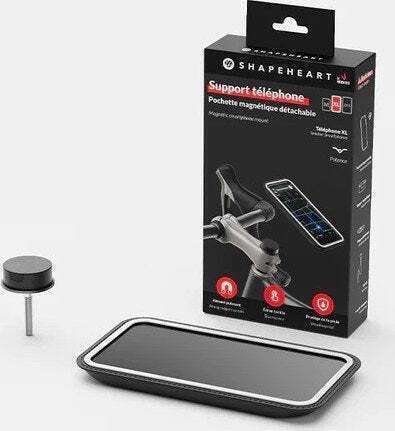 Shapeheart Bicycle Phone Holder Stem XL Mount On The Handlebar Neck Cap