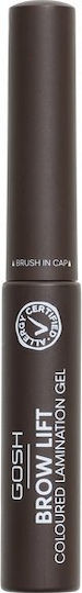 Gosh Mascara Brow Lift Pentru Sprâncene 002 Castaniu Închis 6ml