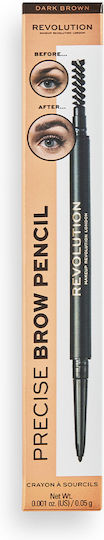 Revolution Beauty Precise Brow Pencil Creion Pentru Sprâncene În Culoare Castanie