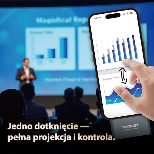 Patriot PMD256GH013 USB-C Докинг станция с HDMI 4K PD