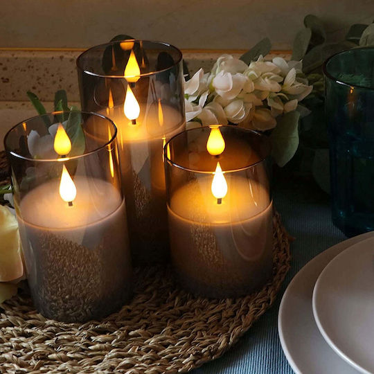 Warm White Wax Light 3 pcs Warm White Wax Light 3 pcs