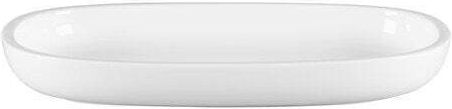 Orion Oval Porcelain Serving Platter Grey 23x15cm
