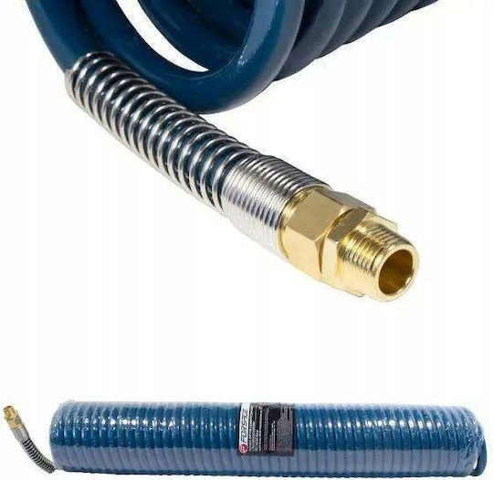 Forsage Spirale Pneumatischer Luftschlauch Pu 12x18mm 15m Schnellverbinder