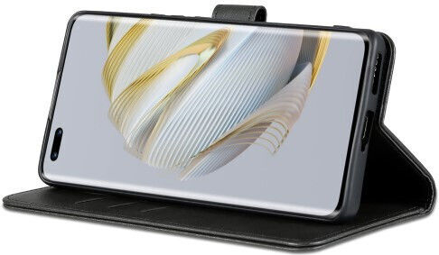 AZNS Портмоне Кожа Черен (Huawei Nova 10)