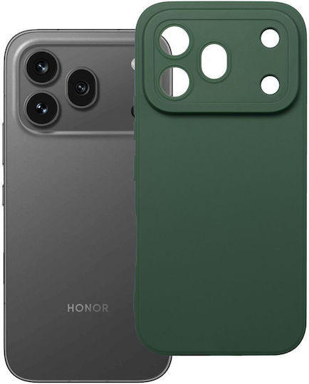 Silicone Green Back Cover (Honor 600 Pro)