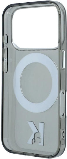 Karl Lagerfeld Kameo Metal Magsafe Ring Stand 360 iPhone 18 Pro Max 17 Pro Max Black