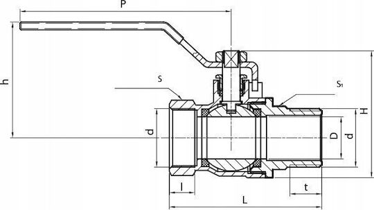 Perfexim Кран / Превключвател 1/2"