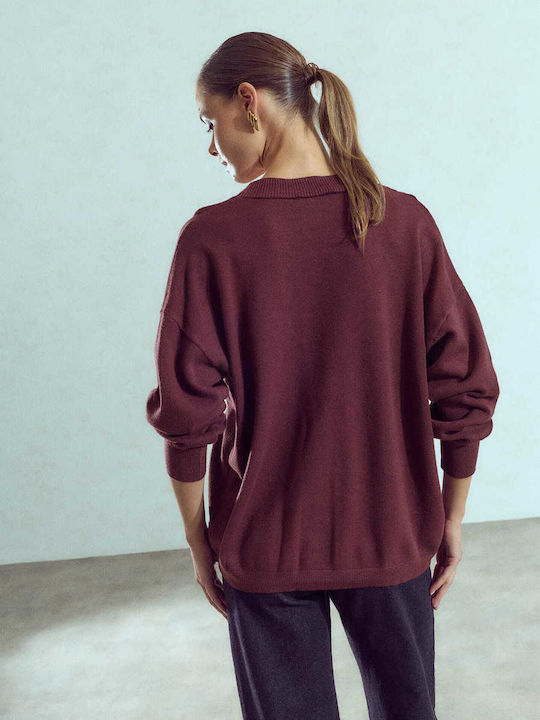 Celestino Gestrickte Damen Strickjacke Einfarbig Lila