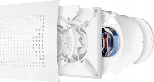 Awenta Wandventilator Badezimmer 110mm Weiß