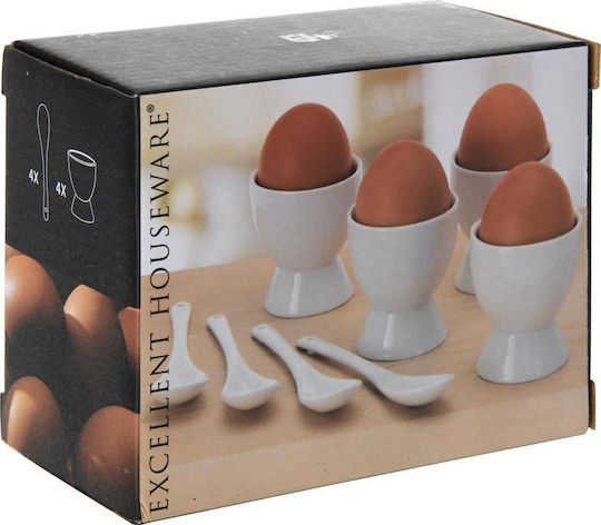 Excellent Houseware Σαλτσιέρα από Πορσελάνη 4τμχ